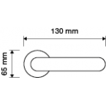 Фото дверной ручки модель NATURE от LINEA CALI