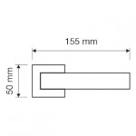 Фото дверной ручки модель GIRO от LINEA CALI