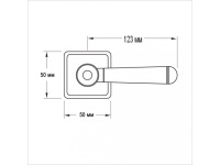 Фото дверной ручки модель ESTER от SICMA