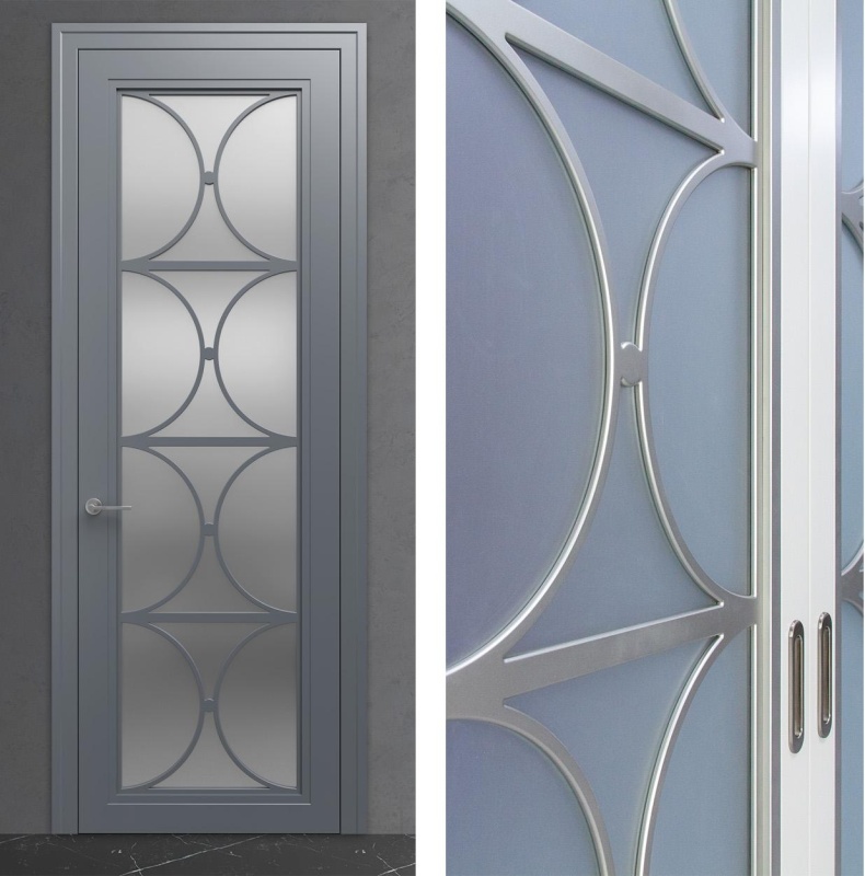 Межкомнатная дверь из серии Рифма (Эмаль) модель RF1-C Белый