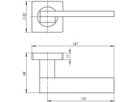 Фото дверной ручки модель SENA от Серия SQ