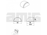 Фото дверного упора модель СЕРИЯ 409 от AMIG