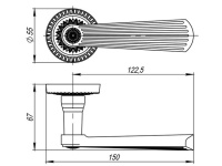 Фото дверной ручки модель ROMEO от Серия CLASSIK
