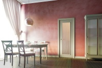 Межкомнатная дверь из серии Аура (Эмаль) модель ЛЧ80-Р Ral 7035, Ral 9010, Белый