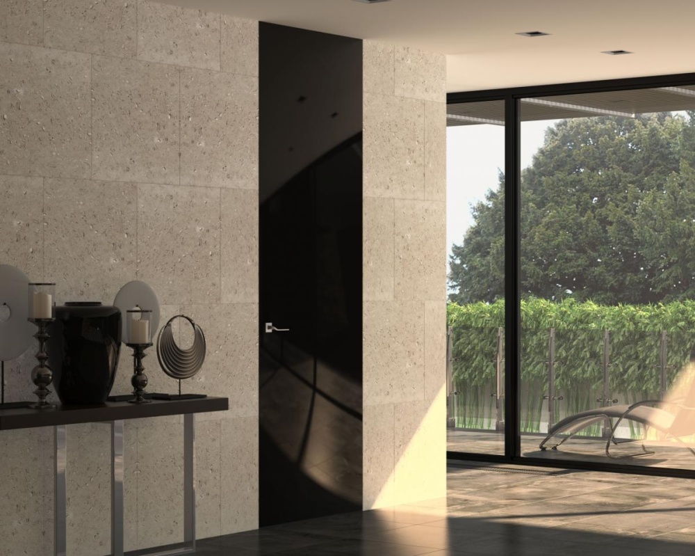 Глянцевые скрытые двери