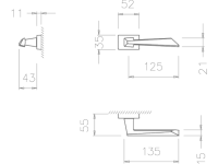 Фото дверной ручки модель 2731 RT от TUPAI