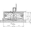 Купить дверную петлю TECTUS TE 640 3D A8 ДО 160 КГ в Минске