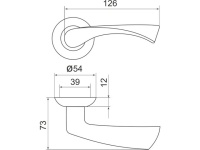 Фото дверной ручки модель CORONA от Серия LEGEND