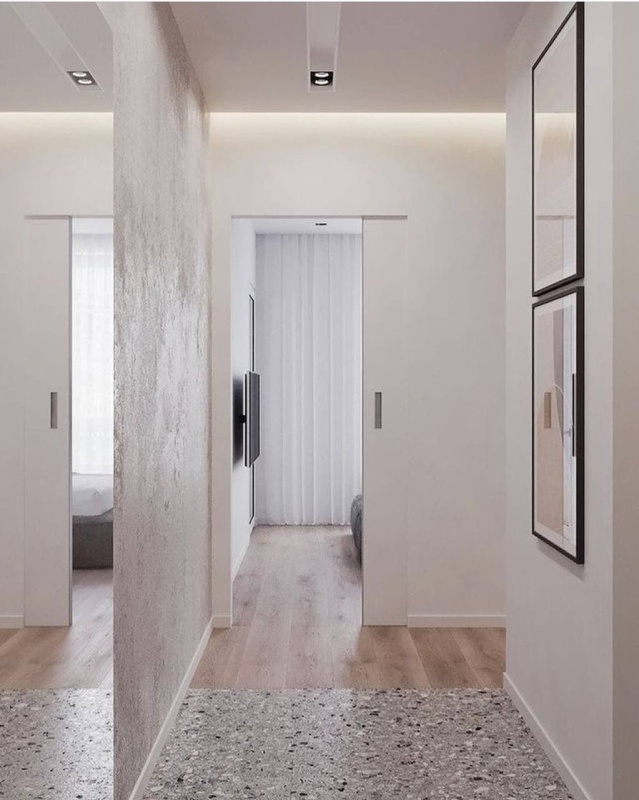 Раздвижные скрытые двери в пенал