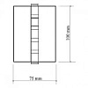 Купить дверную петлю FLAT 100*75*3мм в Минске
