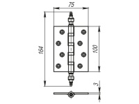 Купить дверную петлю СЕРИЯ 500-B4 в Минске