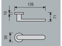 Фото дверной ручки модель ASIA от M.B.C