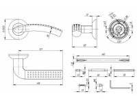 Фото дверной ручки модель LOGICA от PUNTO