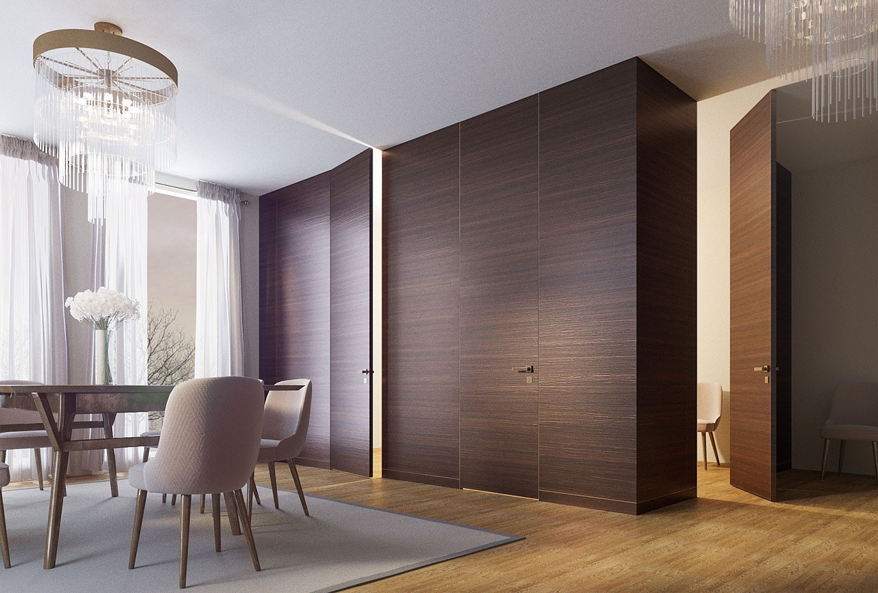 купить стеновые панели шпон