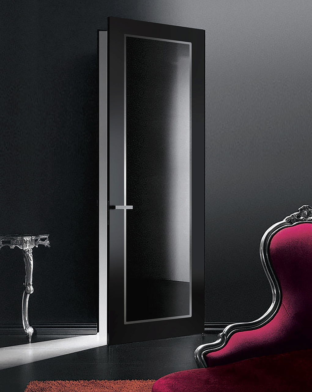 Межкомнатная дверь из серии Мистика (Эмаль) модель MS 1 Белый