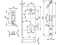 Фото дверной защёлки модель M85 от FUARO