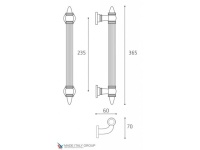 Фото дверной ручки модель IMPERIONE 365 MM от VENEZIA