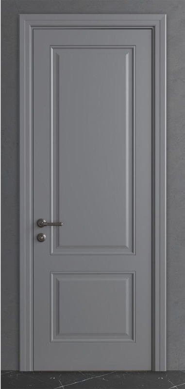 Межкомнатная дверь из Камея (Эмаль) модель ЛН31 Ral 7035, Ral 9010, Белый