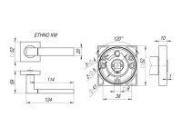 Фото дверной ручки модель ETHNO от FUARO