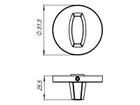 Фото ФИКСАТОР WC-BOLT BK6 URS 
