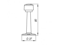 Фото дверного упора модель DS PW-80 от PUNTO