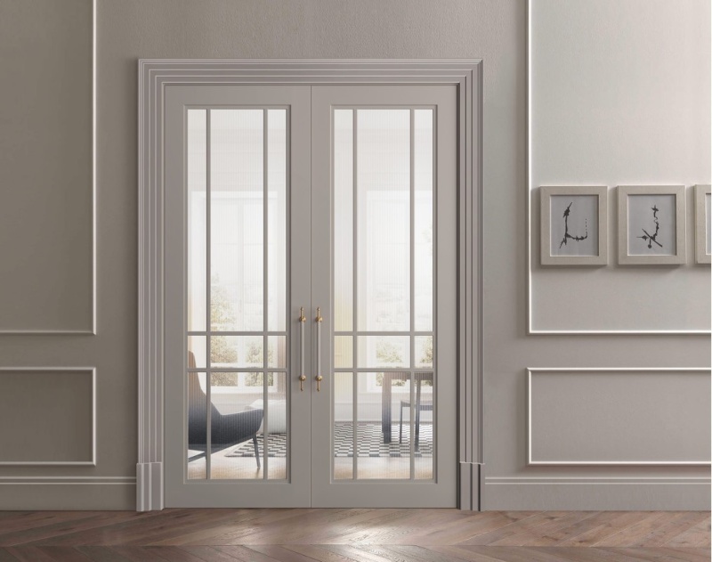 Межкомнатная дверь из серии Рифма (Эмаль) модель RF14 Ral 9010