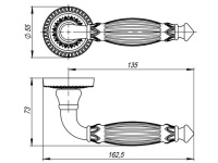 Фото дверной ручки модель BELLA от Серия CLASSIK