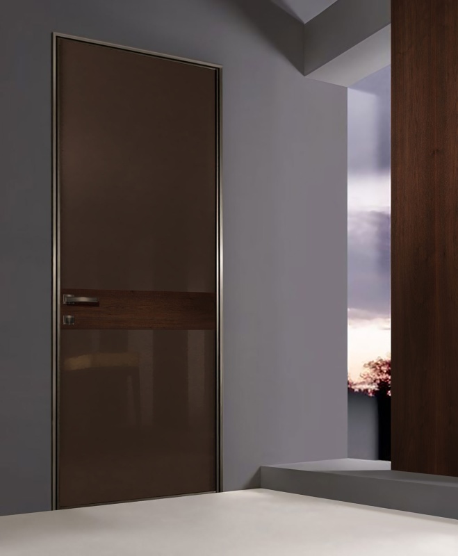 Стеклянная дверь из серии «Мираж» модель MR3