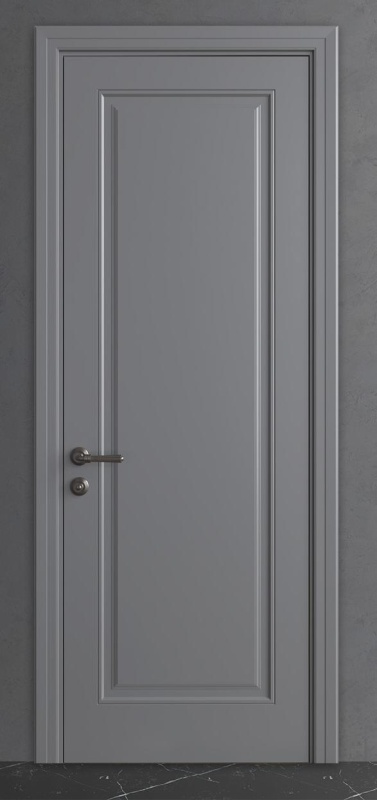 Межкомнатная дверь из серии Камея (Эмаль) модель ЛН33 Ral 7035, Ral 9010, Белый