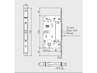 Фото дверной защёлки модель TOUCH WC В06502.50 от AGB