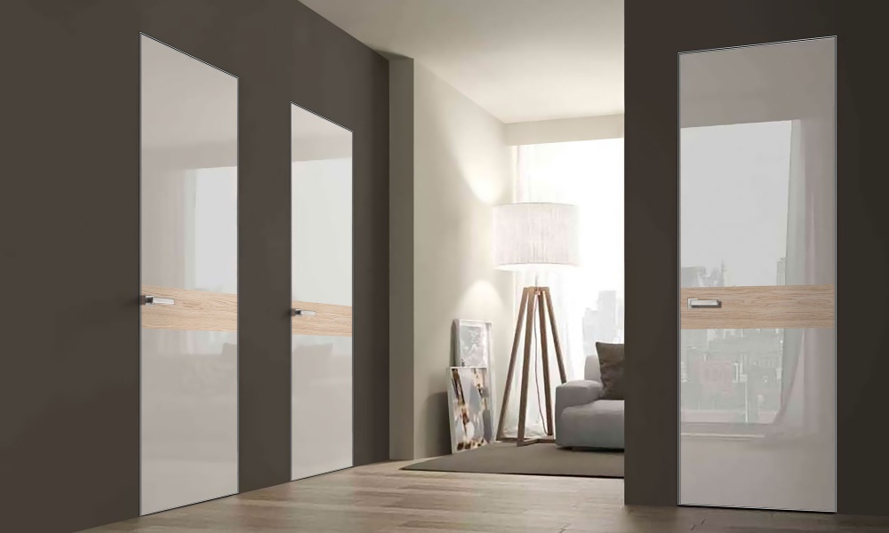 Стеклянная дверь из серии «Мираж» модель MR3