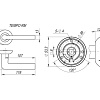 Фото дверной ручки модель TEMPO от FUARO