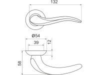 Фото дверной ручки модель ANDROMEDA от ARMADILLO