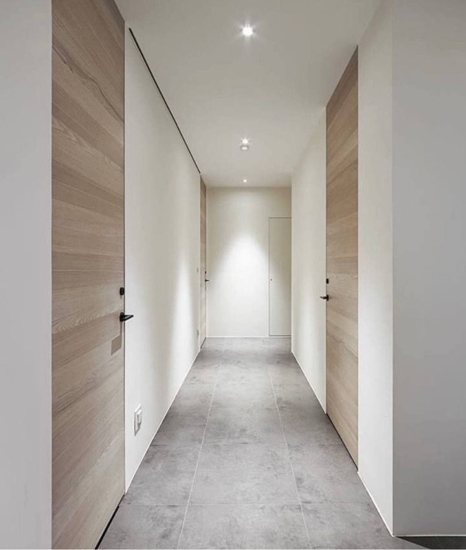 Cкрытые двери под потолок