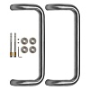 Фото дверной ручки модель PH-25-25/300-INOX от FUARO