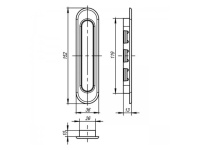 Фото дверной ручки модель B01927.00 AGB от PUNTO