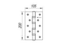 Купить дверную петлю СЕРИЯ 4BB 200 в Минске