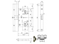 Защёлки MEDIANA EVOLUTION ПОД КЛЮЧ купить в Минске