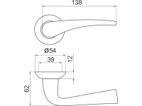 Фото дверной ручки модель CAPELLA от Серия LEGEND