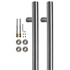 Фото дверной ручки модель PH-22-25/825-INOX от FUARO