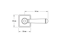 Фото дверной ручки модель DIAMOND от SICMA