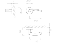 Фото дверной ручки модель 1927 R от TUPAI
