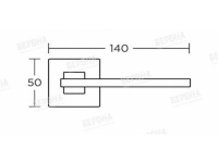 Фото дверной ручки модель 1215 от CONVEX
