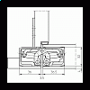 Купить дверную петлю TECTUS TE 640 3D ДО 200 КГ в Минске