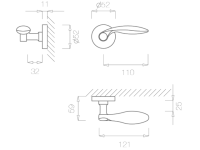 Фото дверной ручки модель 1938 R от TUPAI