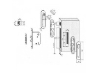 Фото дверной ручки модель B01927.00 AGB от PUNTO
