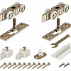 Комплект роликов для раздвижных дверей DIY COMFORT 80/4 KITl
