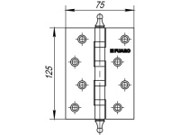 Купить дверную петлю СЕРИЯ 4BB/A/BL 125 в Минске