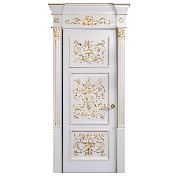 Дверной блок 107 (отделка эмаль, патина)