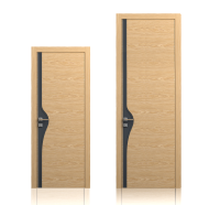 Межкомнатная дверь из серии Арт (Шпон и Эмаль) модель ЛШ202 Венге Арт, Дуб Арт